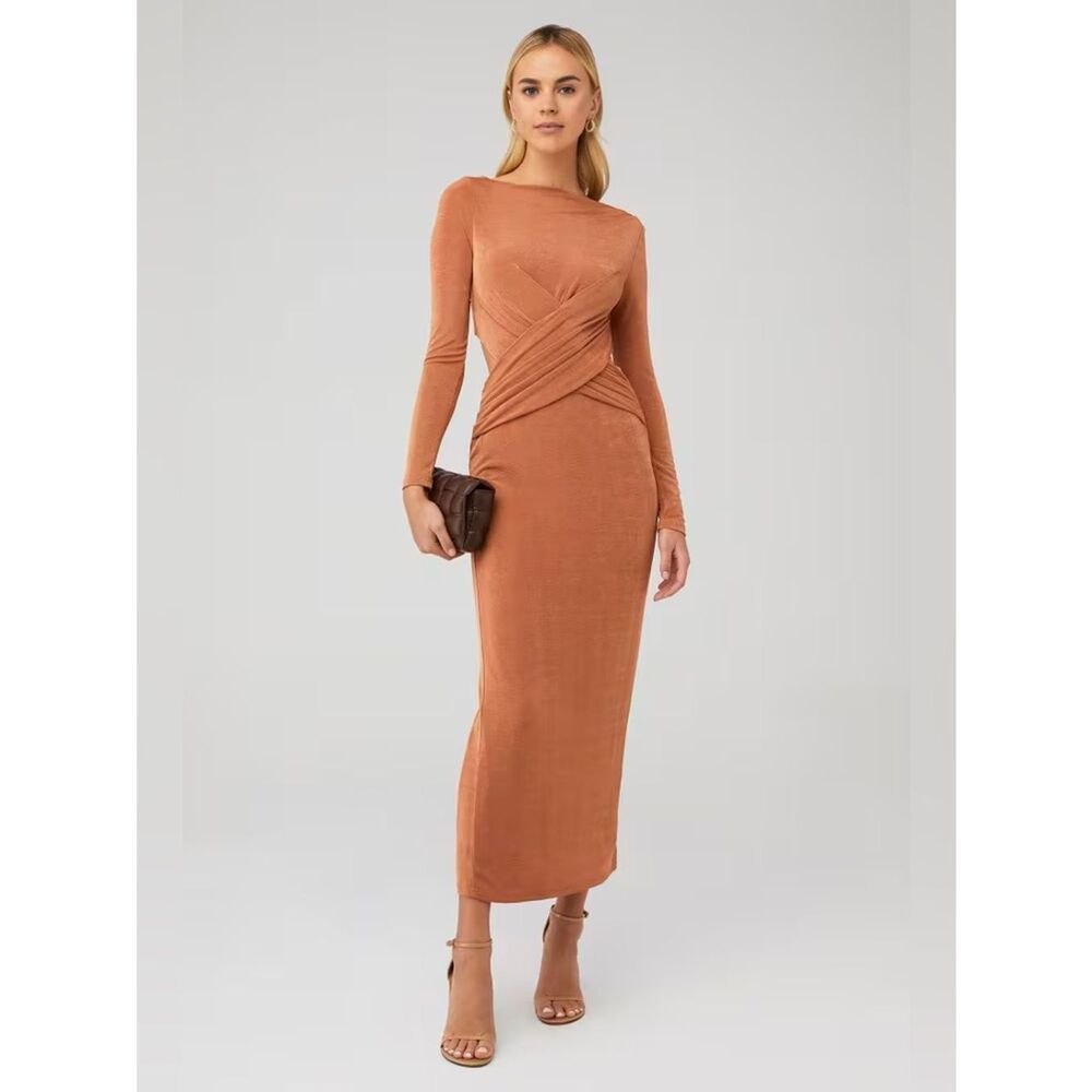 SIGNIFICANT OTHER x Revolve Women's Rosie Maxi Dress in Caramel Size US 4